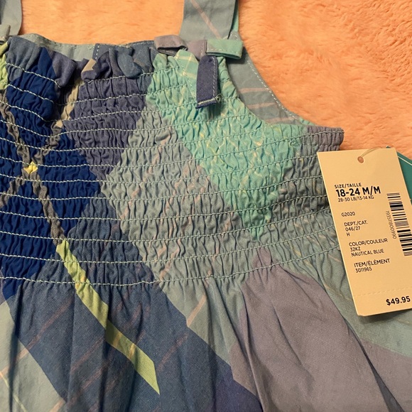 Girls Gymboree plaid smocked dress 👗 NWT - Picture 7 of 7
